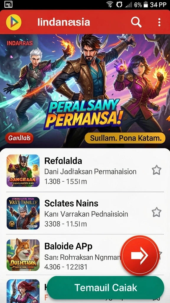 Tampilan antarmuka yang menarik dan mudah digunakan.