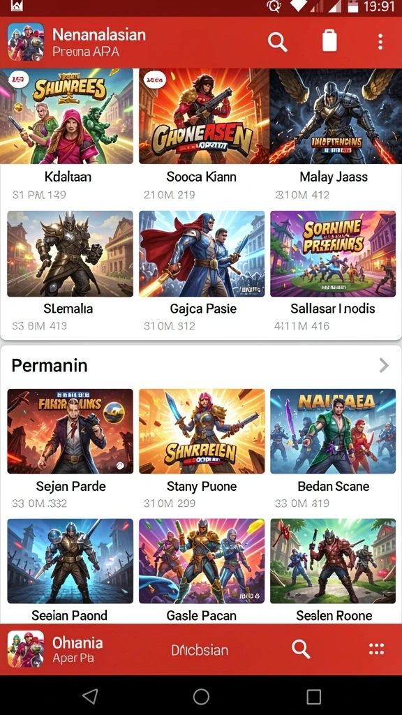 Berbagai variasi permainan kartu yang menantang.