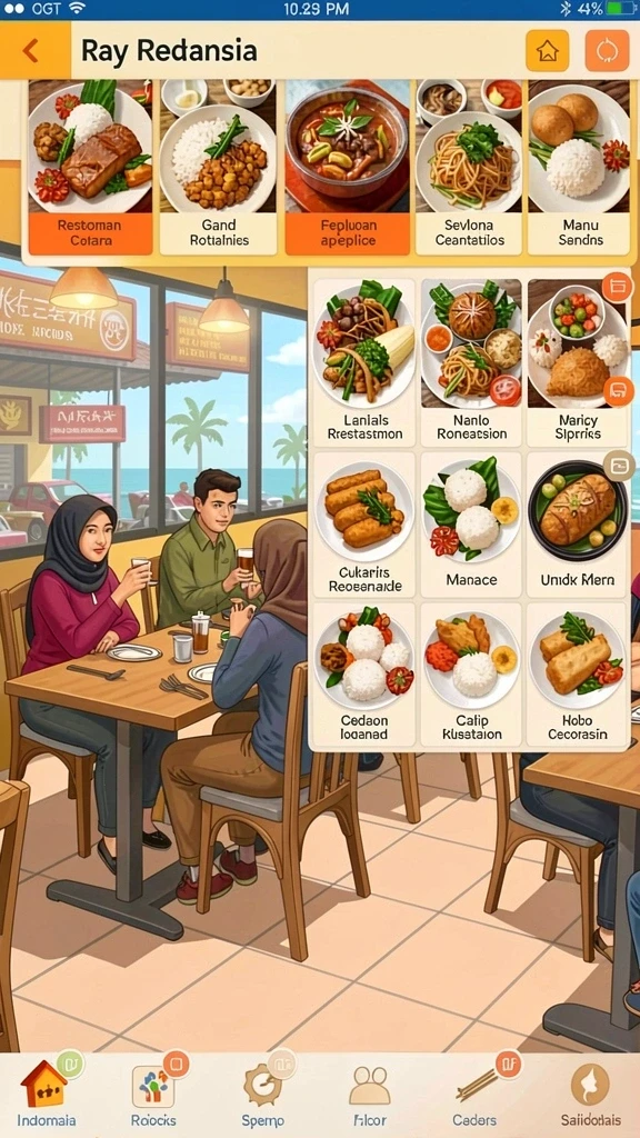 Tampilan antarmuka yang menarik dan user-friendly.