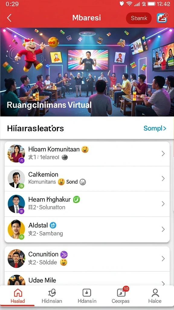 Tampilan antarmuka yang menarik dan mudah digunakan.