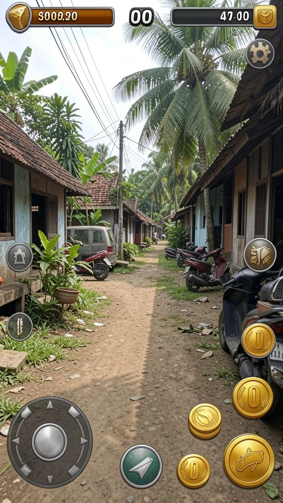 Mode multiplayer yang memungkinkan bersaing dengan teman.