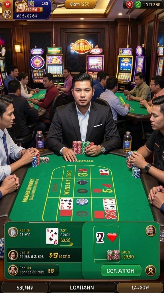 Tampilan grafis yang menarik dan penuh warna.