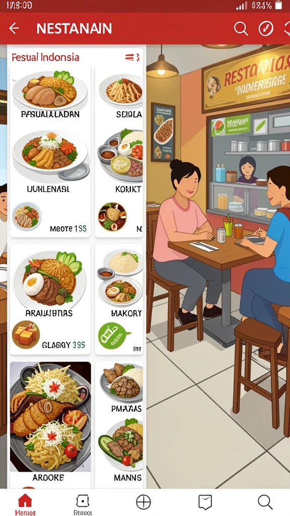 Tampilan antarmuka yang menarik dan modern.