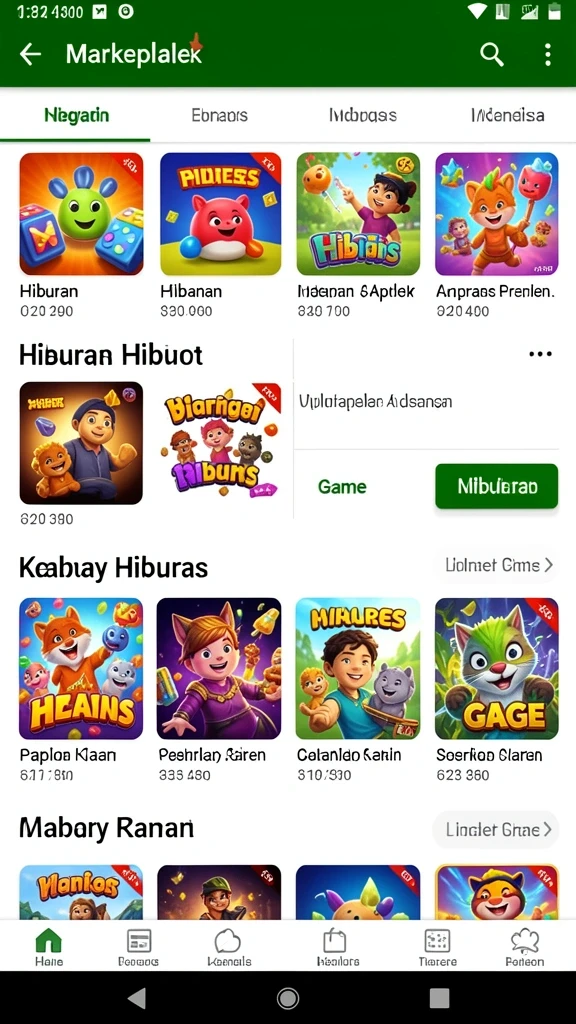 Karakter dan level yang bervariasi menambah keseruan.