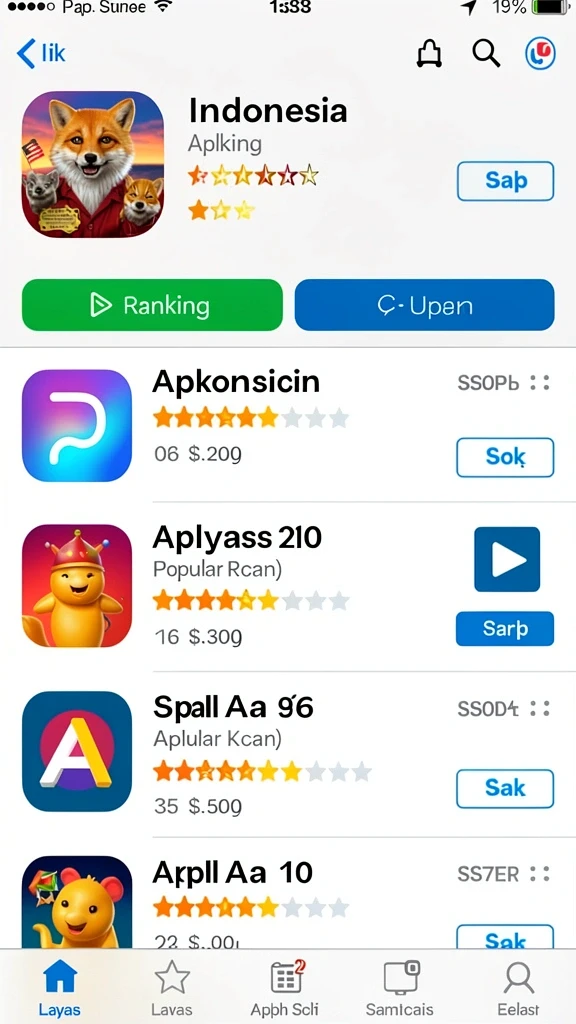 Screenshot kedua menampilkan beberapa mode permainan yang tersedia.