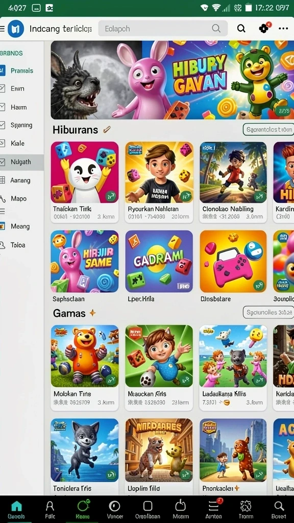 Gambar ketiga menunjukkan grafik yang menarik selama gameplay.