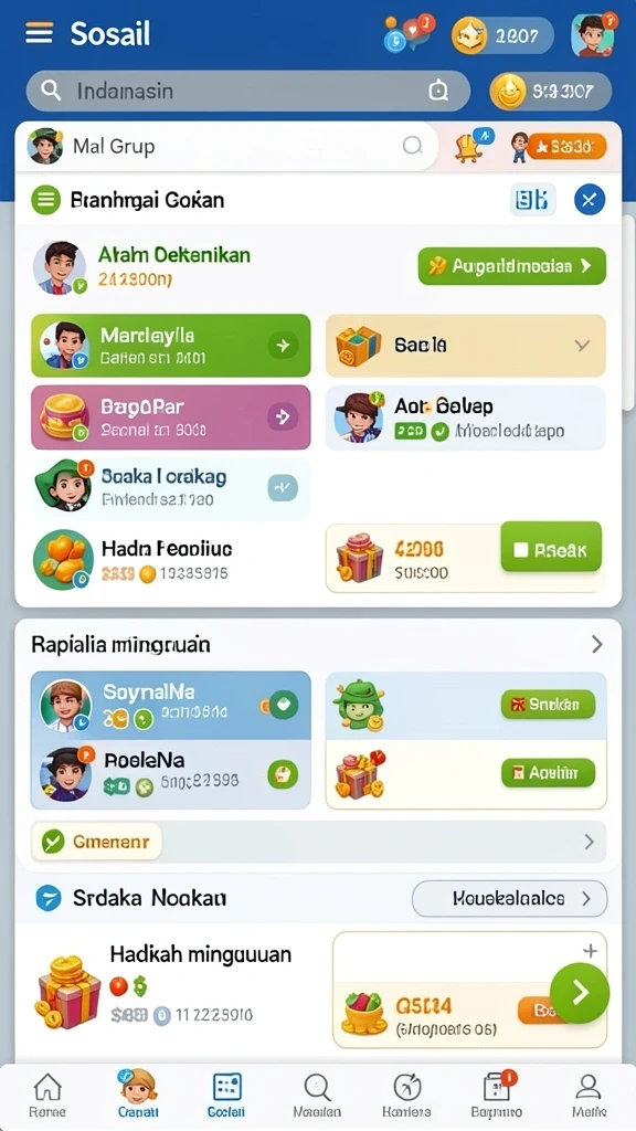 Tampilan antarmuka yang menarik dan ramah pengguna.