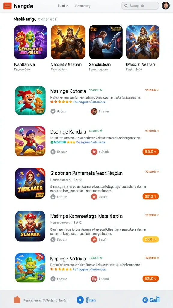 Karakter-karakter yang beragam dan keren untuk dipilih.