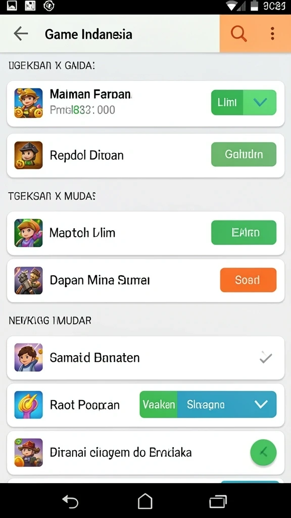 Karakter dalam game yang bervariasi dan menarik.
