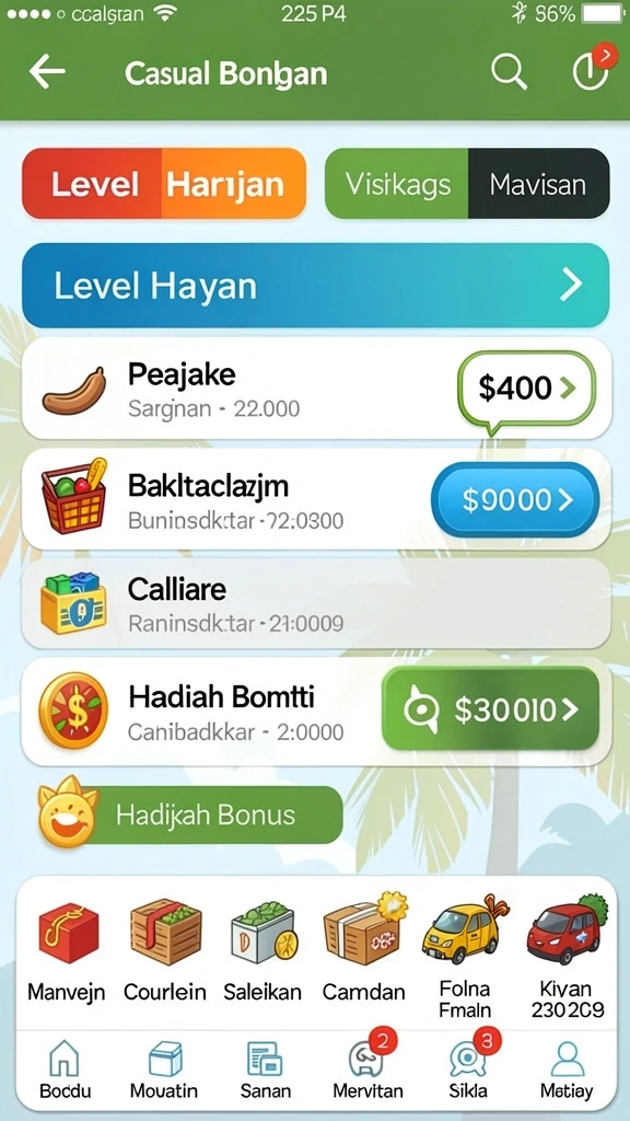 Fitur multiplayer memungkinkan pemain untuk bersaing dengan teman.
