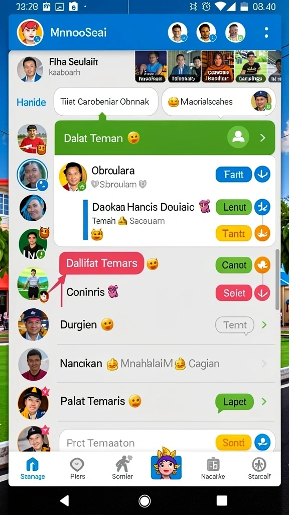 Fitur live draw untuk hasil pengundian langsung.