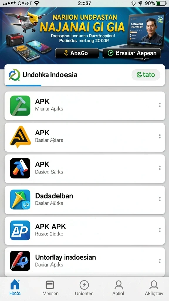 Fitur strategi yang mendalam dan mudah dipahami.