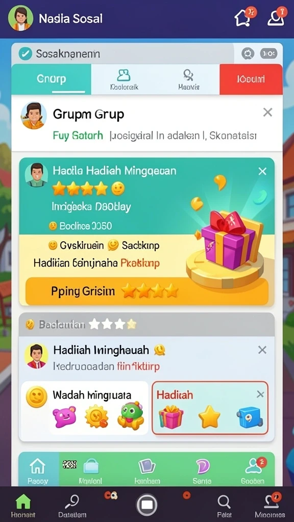 Screenshot menunjukkan grafis menakjubkan dari KEREN77.