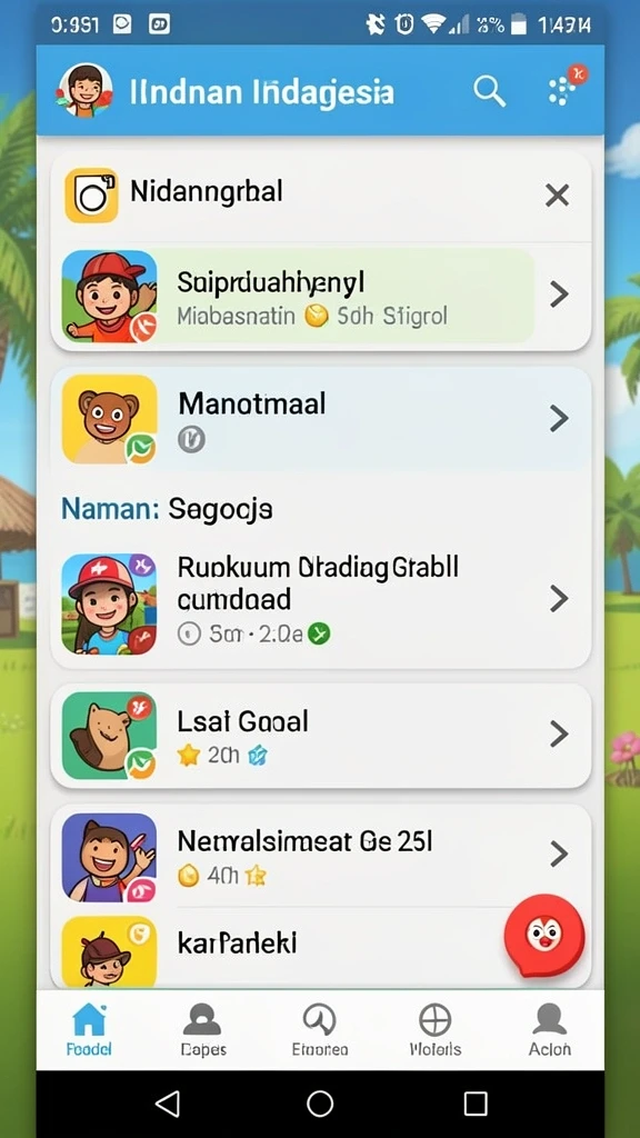Tangkapan layar ini menunjukkan suasana hutan mistis yang memukau.