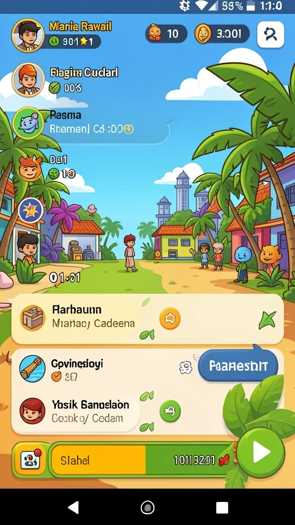 Tangkapan layar memperlihatkan aksi seru dalam pertempuran melawan makhluk gaib.