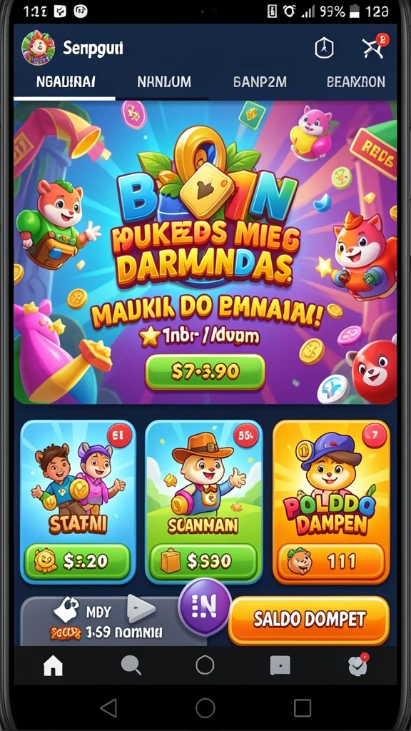 Pengaturan turnamen yang menantang dan menarik.