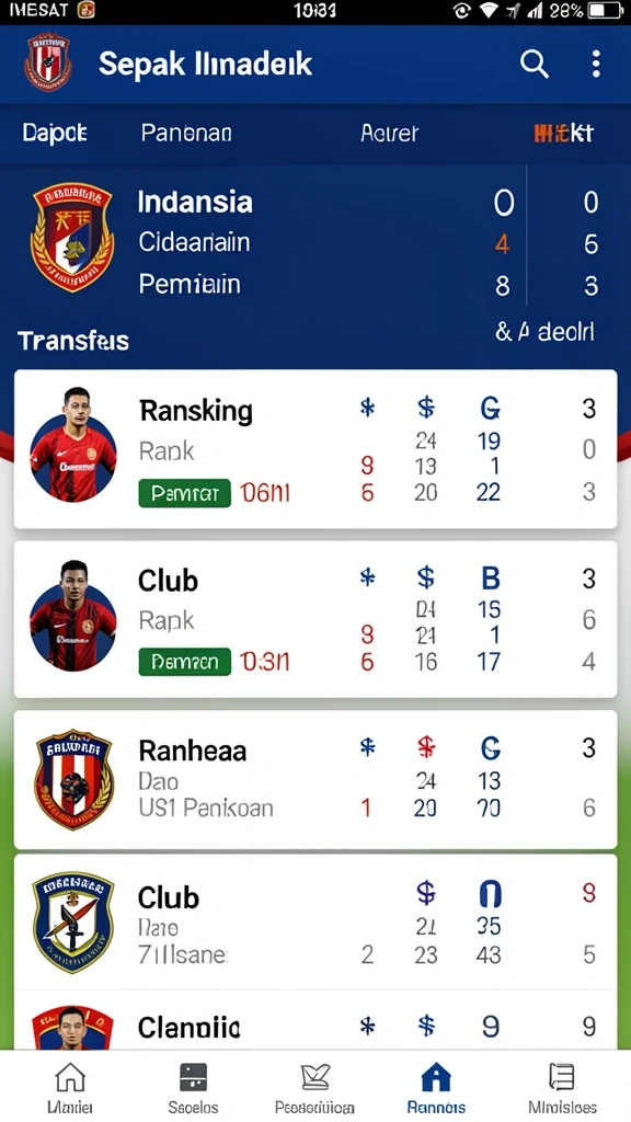 Beragam pilihan permainan kartu dan slot yang tersedia.