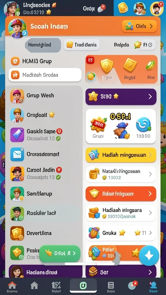 Tampilan antarmuka yang menarik dan user-friendly.