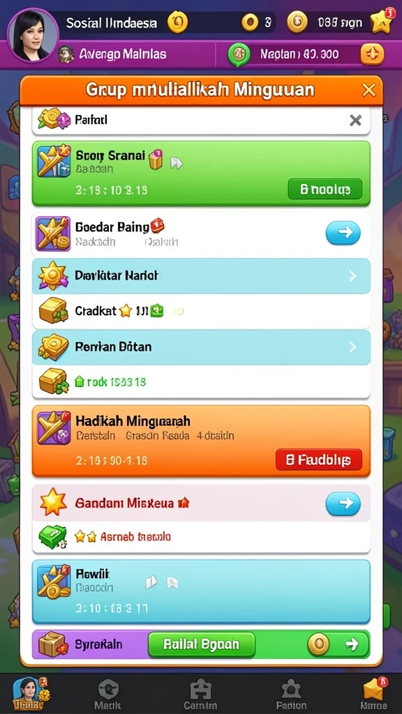 Menampilkan karakter utama dalam aksi mendebarkan.