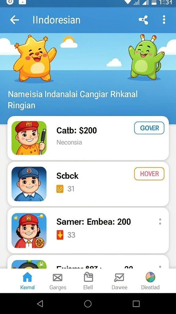Tampilan antarmuka yang menarik dan mudah digunakan.