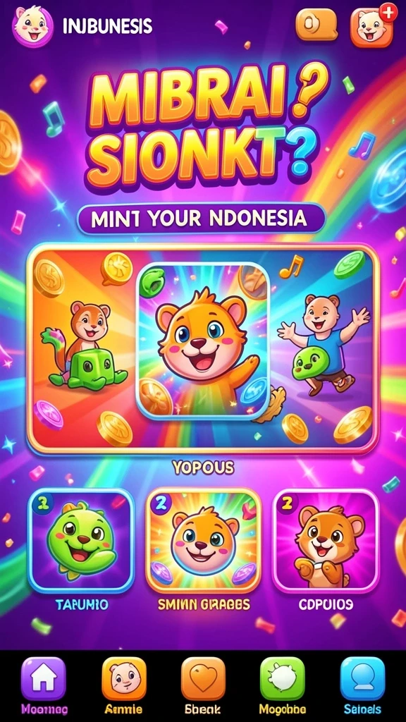 Misi seru yang menantang setiap level.