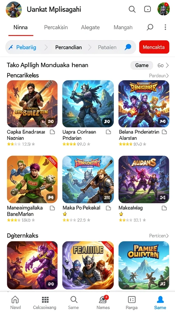 Tampilan antarmuka yang intuitif dan menarik.