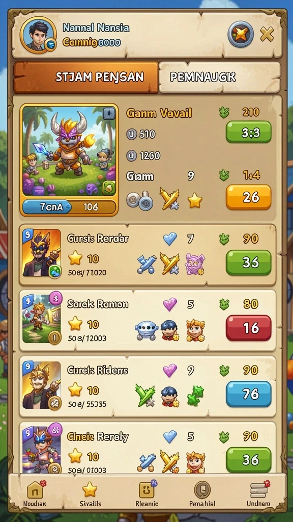 Fitur multiplayer yang memungkinkan bermain dengan teman.