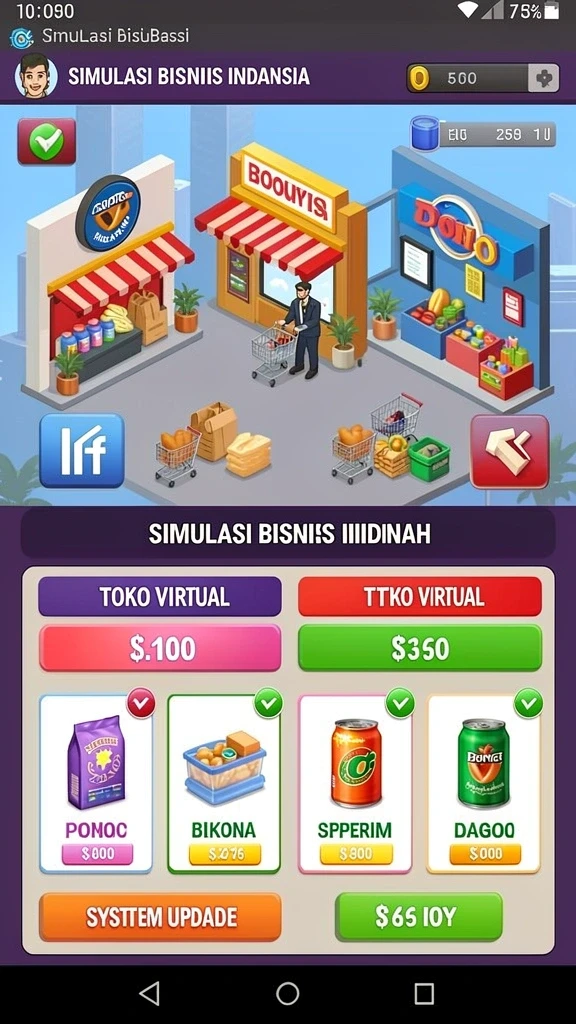 Tampilan antarmuka yang ramah pengguna.