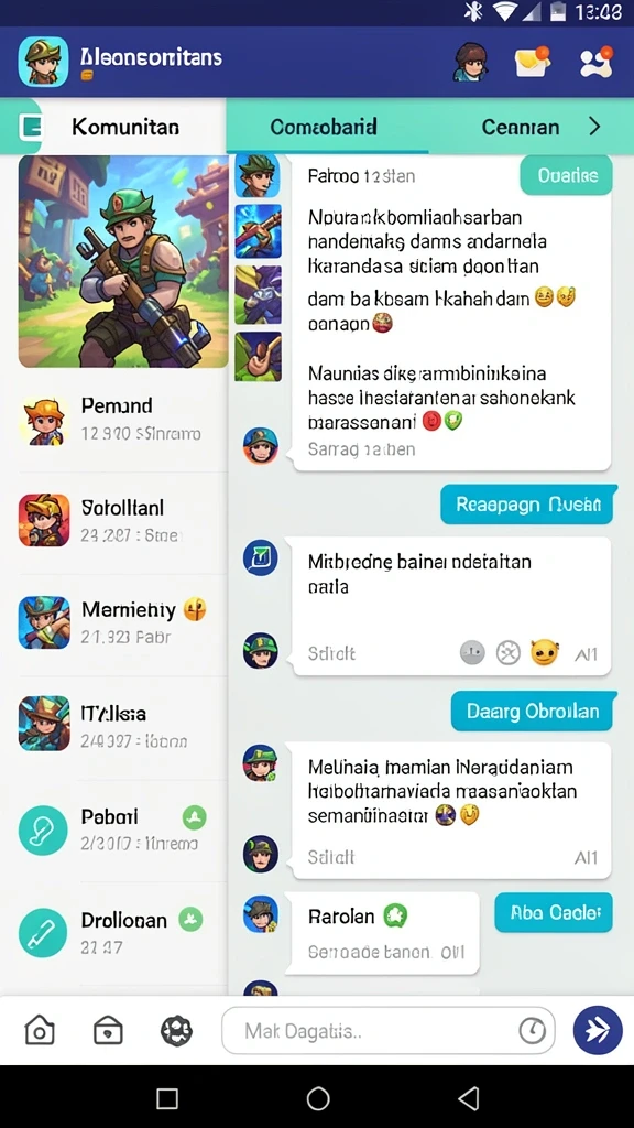 Bersaing dengan teman dalam mode multiplayer yang seru.