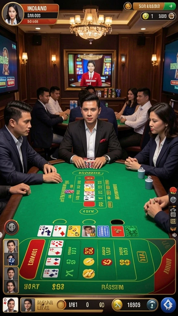 Tampilan karakter yang dapat dikustomisasi.