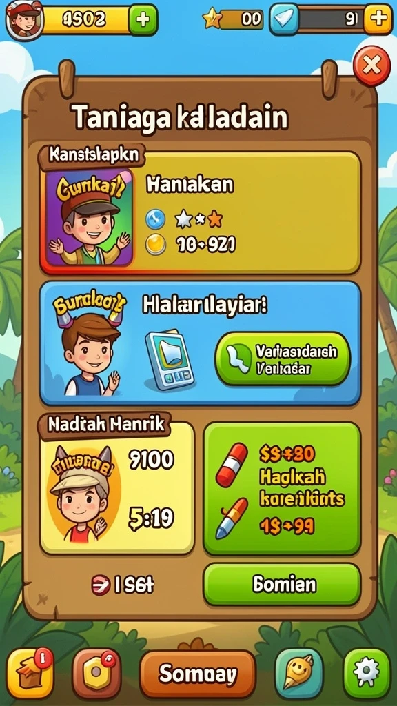 Tampilan antarmuka SPBU yang menarik dan modern.
