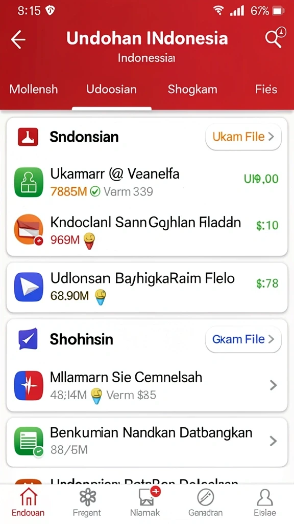 Berbagai mode permainan yang tersedia dengan pilihan seru.