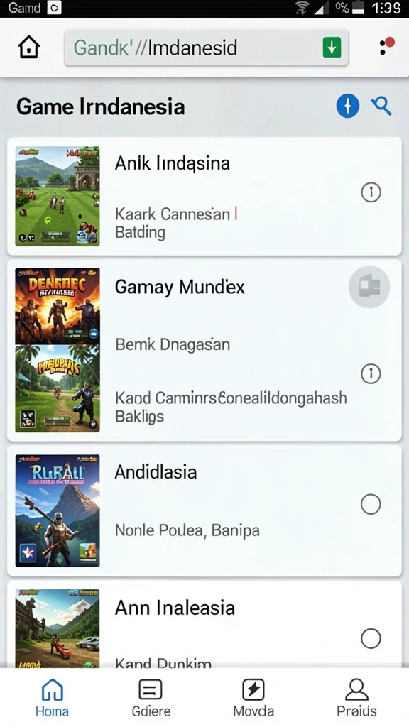 Fitur chat yang memungkinkan interaksi antar pemain.