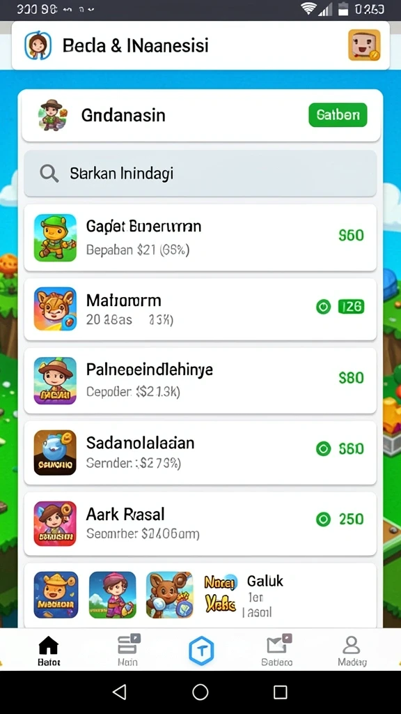 Tampilan antarmuka yang menarik dan mudah digunakan.