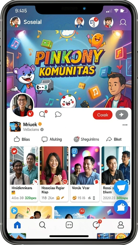Screenshot menunjukkan mode permainan seru yang tersedia.